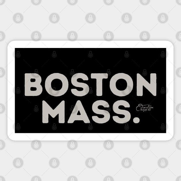 Boston Mass. Magnet by Timeless Chaos